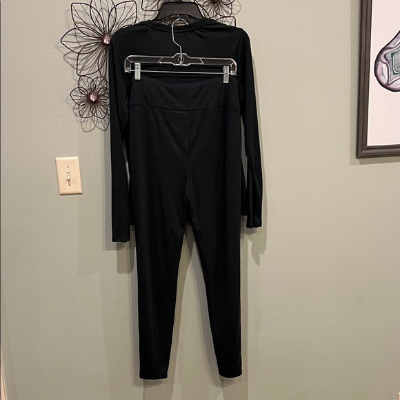 Danskin Dark Green Long Sleeve Pajama Set - Picture 4 of 5